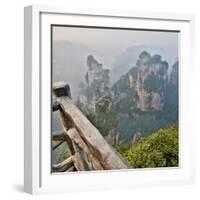 China, Hallelujah Mountains, Wulingyuan, Landscape and Many Peaks-Darrell Gulin-Framed Photographic Print