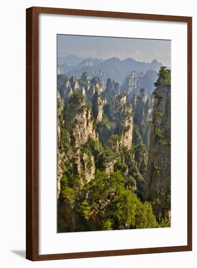 China, Hallelujah Mountains, Wulingyuan, Landscape and Many Peaks-Darrell Gulin-Framed Photographic Print