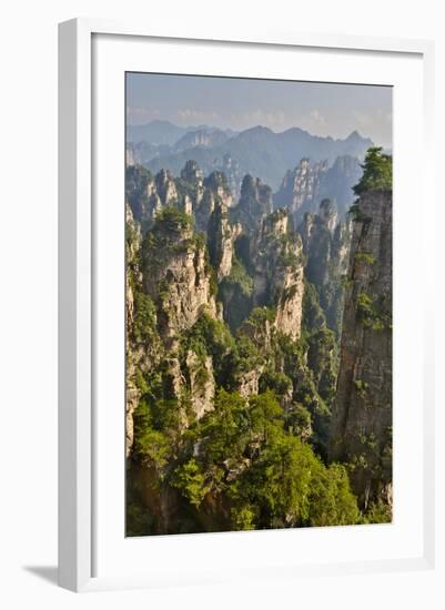 China, Hallelujah Mountains, Wulingyuan, Landscape and Many Peaks-Darrell Gulin-Framed Photographic Print