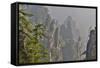 China, Hallelujah Mountains, Wulingyuan, Landscape and Many Peaks-Darrell Gulin-Framed Stretched Canvas