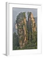 China, Hallelujah Mountains, Wulingyuan, Landscape and Many Peaks-Darrell Gulin-Framed Photographic Print