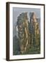 China, Hallelujah Mountains, Wulingyuan, Landscape and Many Peaks-Darrell Gulin-Framed Photographic Print