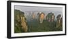 China, Hallelujah Mountains, Wulingyuan, Landscape and Many Peaks-Darrell Gulin-Framed Photographic Print