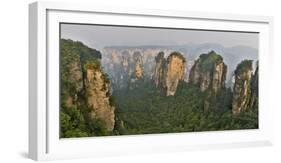 China, Hallelujah Mountains, Wulingyuan, Landscape and Many Peaks-Darrell Gulin-Framed Photographic Print