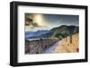 China, Hebei province, Great wall of Mutianyu at sunset-Maurizio Rellini-Framed Photographic Print