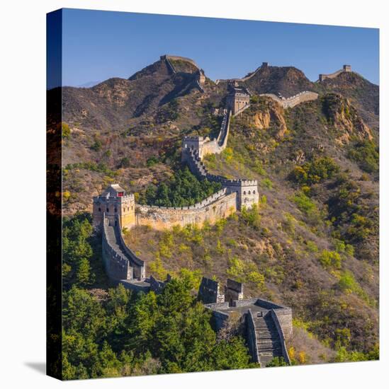 China, Hebei Province, Luanping County, Jinshanling, Great Wall of China-Alan Copson-Stretched Canvas