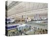 China, Hong Kong, Interior of Hong Kong International Airport-Steve Vidler-Stretched Canvas