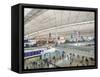 China, Hong Kong, Interior of Hong Kong International Airport-Steve Vidler-Framed Stretched Canvas