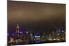 China, Hong Kong, Night Laser Show on Hong Kong Waterfront-Terry Eggers-Mounted Photographic Print