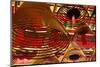 China, Hong Kong, Spiral Incense Sticks at Man Mo Temple-Terry Eggers-Mounted Photographic Print