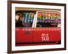 China, Hong Kong, Wan Chai, Nightlife Neon Reflected in a Hong Kong Taxi Window-Gavin Hellier-Framed Photographic Print