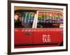 China, Hong Kong, Wan Chai, Nightlife Neon Reflected in a Hong Kong Taxi Window-Gavin Hellier-Framed Photographic Print