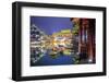 China, Hunan province, Fenghuang, riverside houses-Maurizio Rellini-Framed Photographic Print