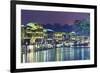 China, Hunan province, Fenghuang, riverside houses-Maurizio Rellini-Framed Photographic Print