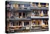 China, Hunan province, Fenghuang, riverside houses-Maurizio Rellini-Stretched Canvas