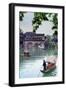 China, Hunan province, Fenghuang, riverside houses-Maurizio Rellini-Framed Photographic Print