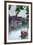 China, Hunan province, Fenghuang, riverside houses-Maurizio Rellini-Framed Photographic Print