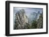 China, Hunan Province, Tianzi Mountains. Sunrise on mountain landscape.-Jaynes Gallery-Framed Photographic Print