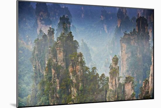 China, Hunan Province, Zhangjiajie National Forest Park-Tuul And Bruno Morandi-Mounted Photographic Print