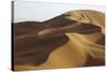 China, Inner Mongolia, Badain Jaran Desert. Desert landscape.-Ellen Anon-Stretched Canvas