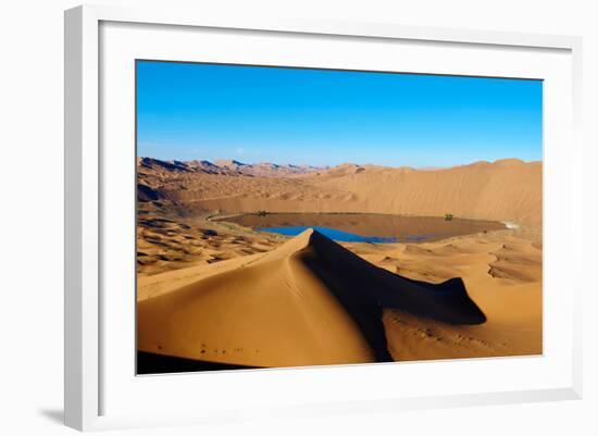 China, Inner Mongolia, Badain Jaran Desert, Gobi Desert-Tuul And Bruno Morandi-Framed Photographic Print