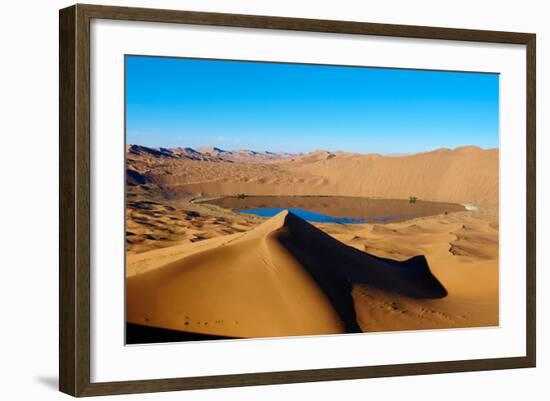 China, Inner Mongolia, Badain Jaran Desert, Gobi Desert-Tuul And Bruno Morandi-Framed Photographic Print