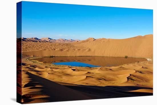 China, Inner Mongolia, Badain Jaran Desert, Gobi Desert-Tuul And Bruno Morandi-Stretched Canvas