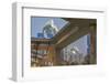 China, Jiangsu, Nanjing. Expressway and modern buildings near Nanjing South Station.-Rob Tilley-Framed Photographic Print