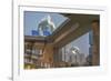 China, Jiangsu, Nanjing. Expressway and modern buildings near Nanjing South Station.-Rob Tilley-Framed Photographic Print