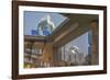 China, Jiangsu, Nanjing. Expressway and modern buildings near Nanjing South Station.-Rob Tilley-Framed Photographic Print