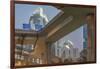 China, Jiangsu, Nanjing. Expressway and modern buildings near Nanjing South Station.-Rob Tilley-Framed Photographic Print