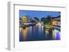 China, Jiangsu, Nanjing. Qinhuai River at Twilight-Rob Tilley-Framed Photographic Print