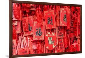 China, Jiansu, Nanjing. Confucius Temple (Fuzimiao), prayer plaques.-Rob Tilley-Framed Photographic Print