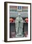 China, Jiansu, Nanjing. Confucius Temple. This is the largest statue of Confucius in China.-Rob Tilley-Framed Photographic Print