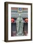 China, Jiansu, Nanjing. Confucius Temple. This is the largest statue of Confucius in China.-Rob Tilley-Framed Photographic Print