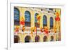 China, Macau, Tile Covered Streets at Chinese New Year-Terry Eggers-Framed Photographic Print