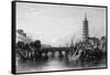 China Nanjing-Thomas Allom-Framed Stretched Canvas