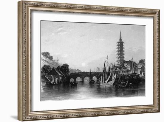 China Nanjing-Thomas Allom-Framed Art Print