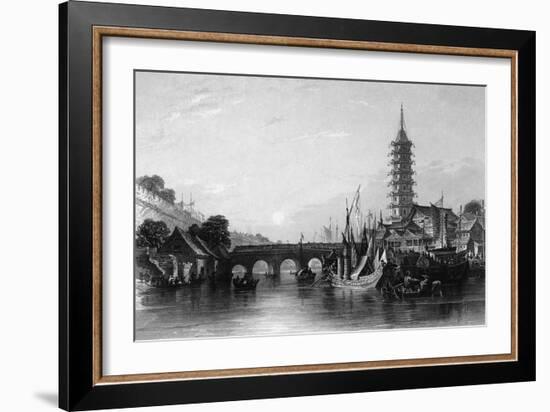 China Nanjing-Thomas Allom-Framed Art Print