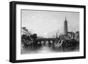 China Nanjing-Thomas Allom-Framed Art Print