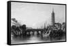 China Nanjing-Thomas Allom-Framed Stretched Canvas