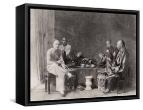 China, Opium Smokers-null-Framed Stretched Canvas