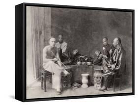 China, Opium Smokers-null-Framed Stretched Canvas