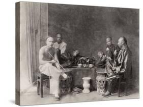 China, Opium Smokers-null-Stretched Canvas