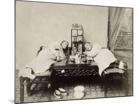 China, Opium Smokers-null-Mounted Photographic Print