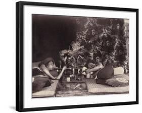 China, Opium Smokers-null-Framed Photographic Print