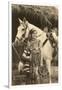 China Poblana in Native Garb with Horse, Mexico-null-Framed Premium Giclee Print