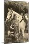 China Poblana in Native Garb with Horse, Mexico-null-Mounted Art Print