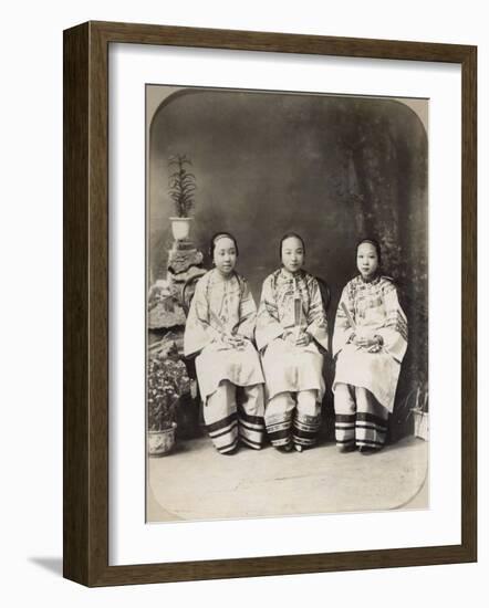 China, Portrait of Young Girls-null-Framed Photographic Print