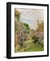 China Roses, Broadway-Alfred Parsons-Framed Giclee Print